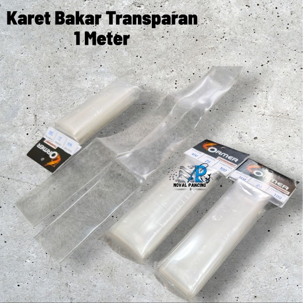 Karet Bakar Motif Transparan 1M