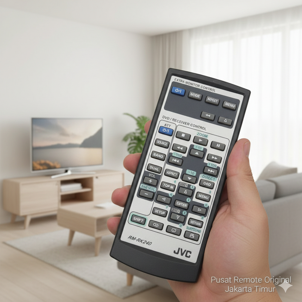 REMOTE REMOT DVD JVC TAPE MOBIL RM-RK240 ORIGINAL