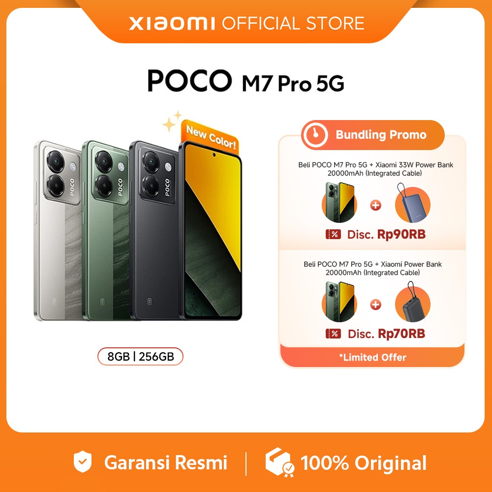 POCO M7 Pro 5G (8/256GB) | Dimensity 7025-Ultra | 5110mAh battery | 120Hz FHD+ eye-care AMOLED displ