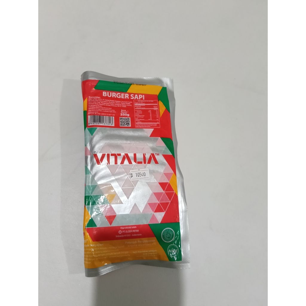 Vitalia beef burger