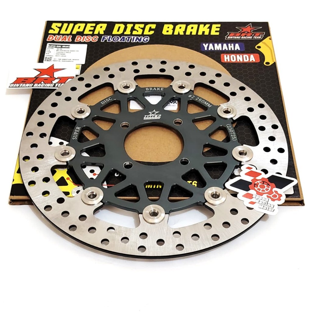 PIRINGAN CAKRAM BRT DISC BRAKE 260mm Yamaha Honda BEAT GENIO VARIO Jupiter Z Z1 MX MIO Blade Discbra