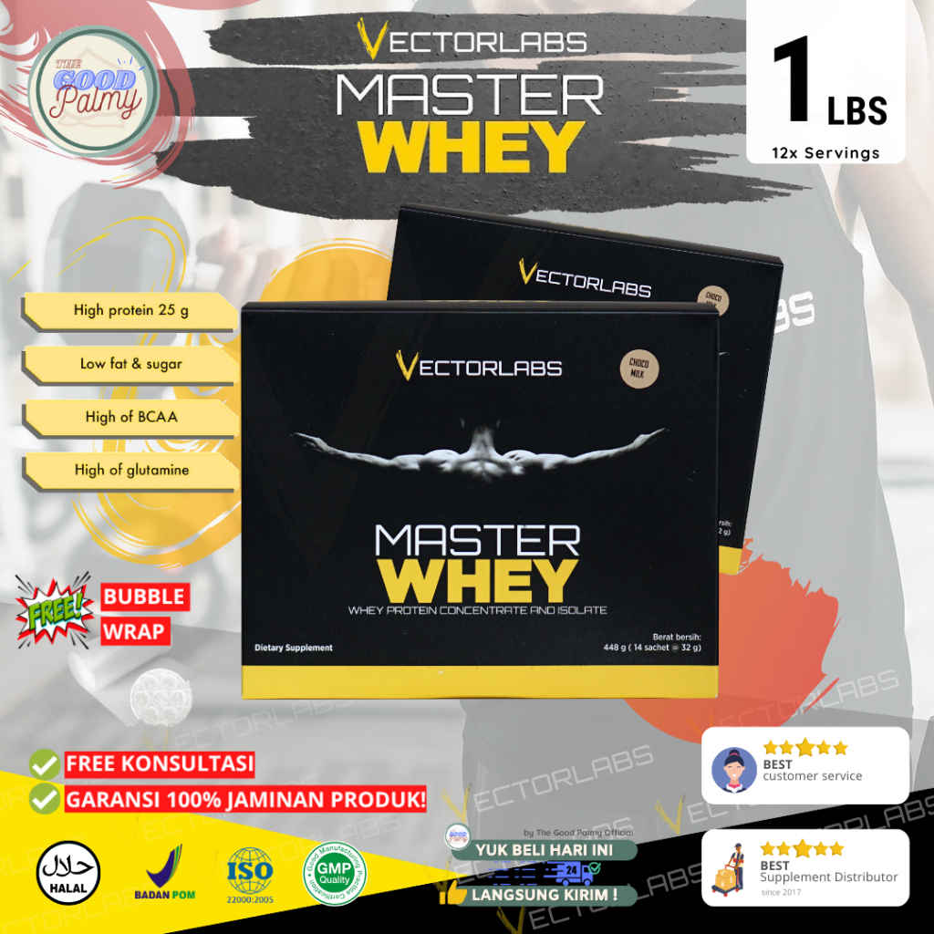 VectorLabs Master Whey 1 Lbs Lb 12 Sachet 1Lb Vector Labs Whey Protein Wheyprotein Masterwhey