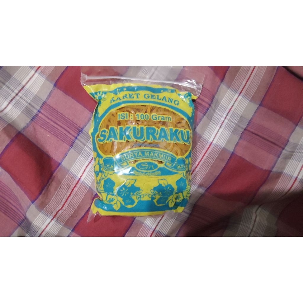 karet gelang 100 gram merek sakuraku