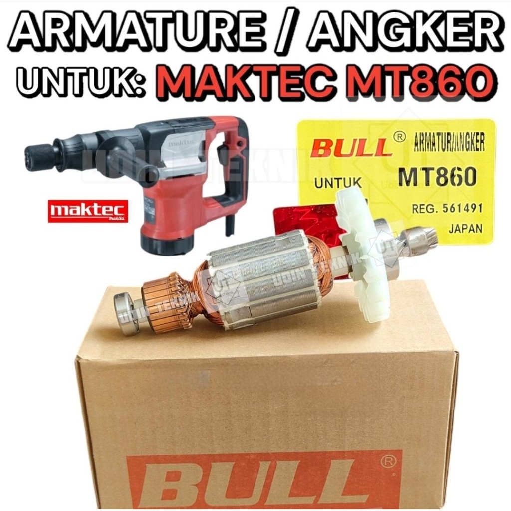 Armature MT860 BULL Spart part Mesin bobok MT860