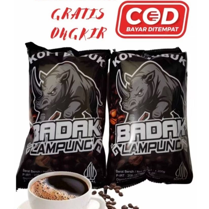 KOPI BADAK ASLI LAMPUNG 200 Gram