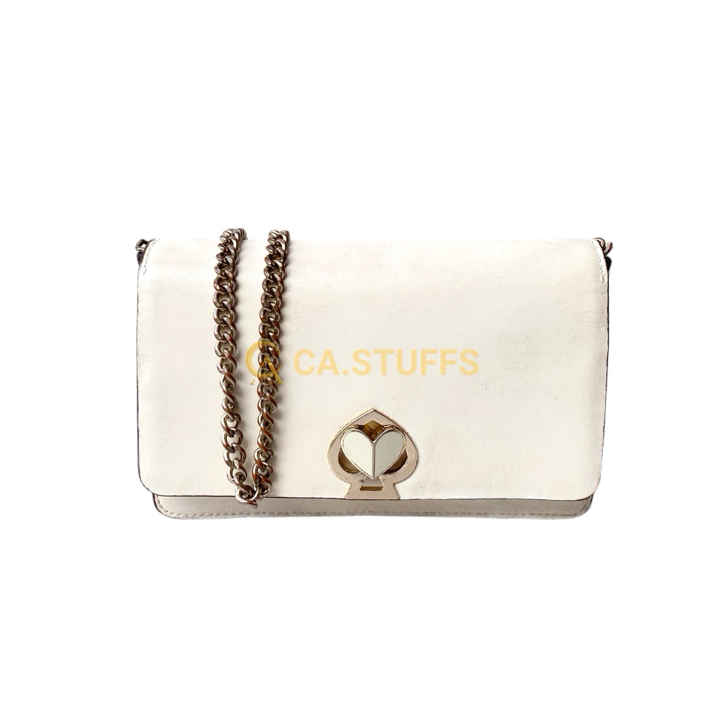 Preloved Kate Spade KS Nicola Twistlock Wallet on Chain