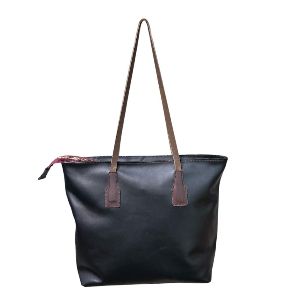 Tas Kerja Wanita Tote Bag Kulit asli - Desain Elegan, Ruang Luas, Tali Dapat Disesuaikan