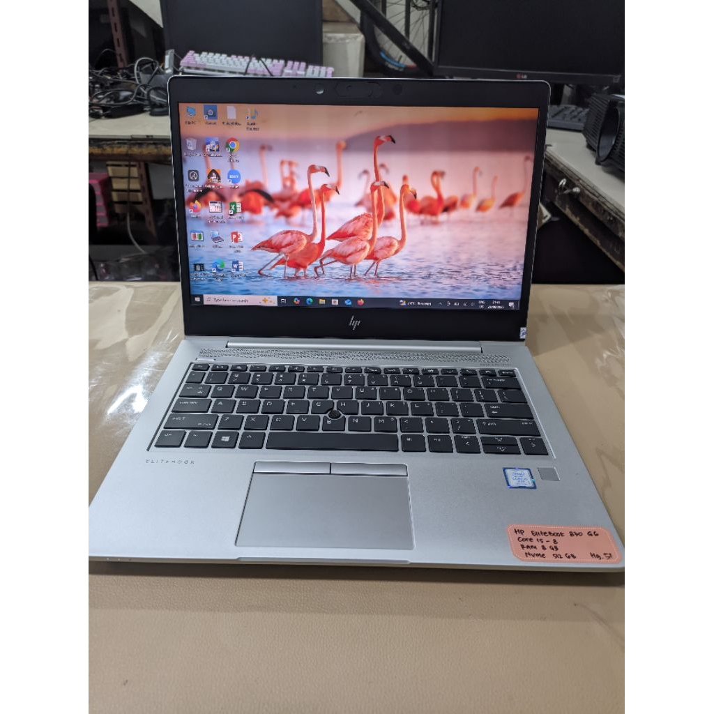 Laptop HP Core i5 Gen 8  Ram 8 SSD 256 GB Mulus