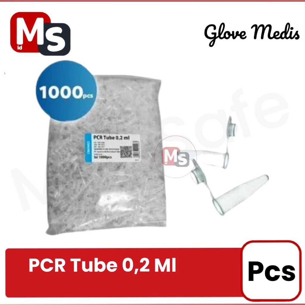 PCR Tube Microtube 0,2 Ml Tabung Eppendorf / Satuan M10