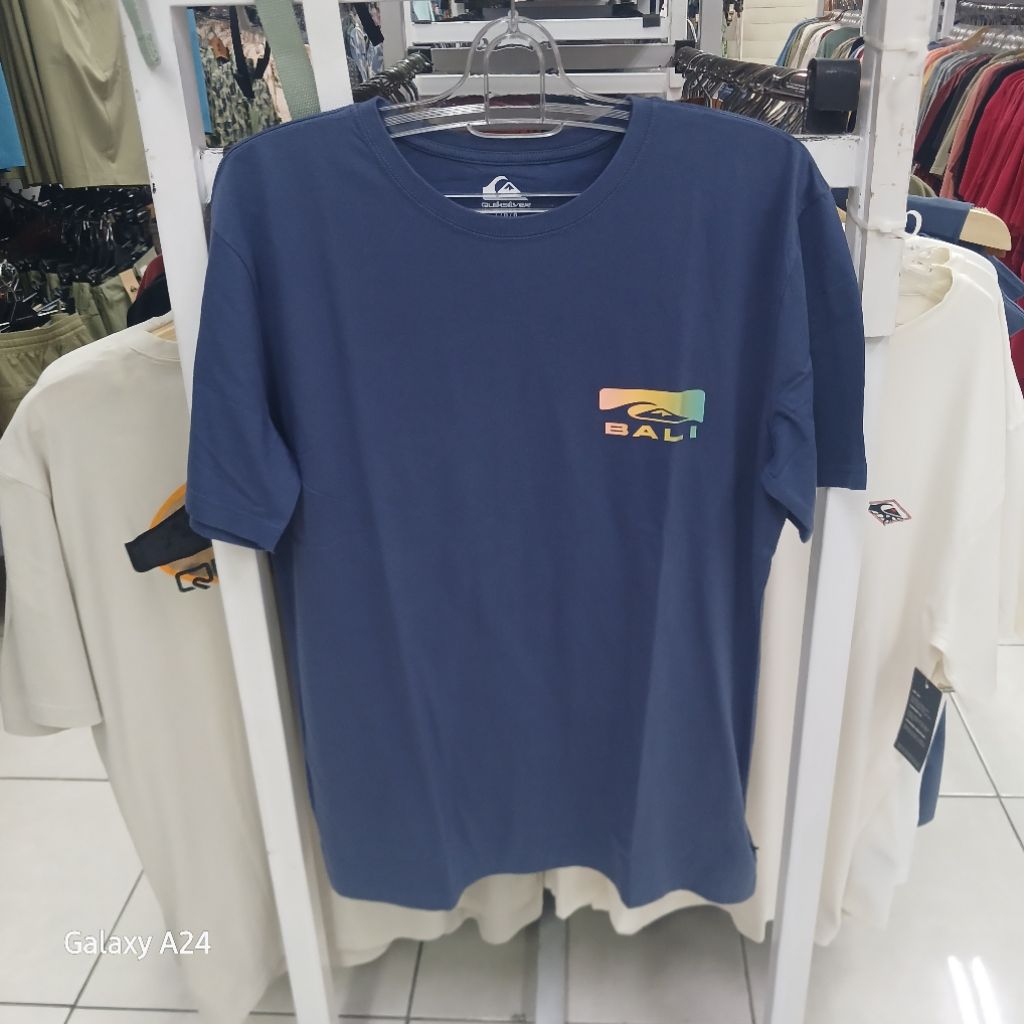 kaos Quiksilver Sadow Cast Bali Blue