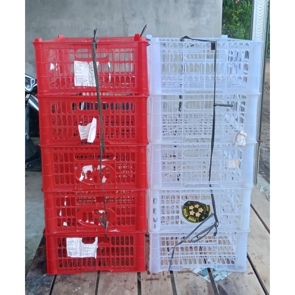 Keranjang bekas buah serbaguna (tanpa tutup)