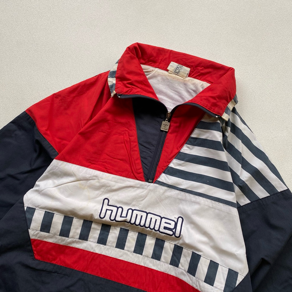 jaket windbreaker colorblok hummels