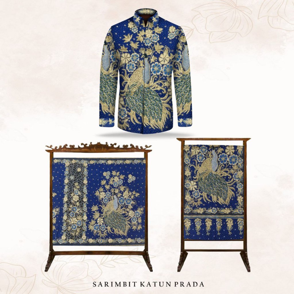 Kain Sarimbit  Batik Tulis katun Prada emas  Sarimbit couple batik tulis 3 in 1 sarimbit