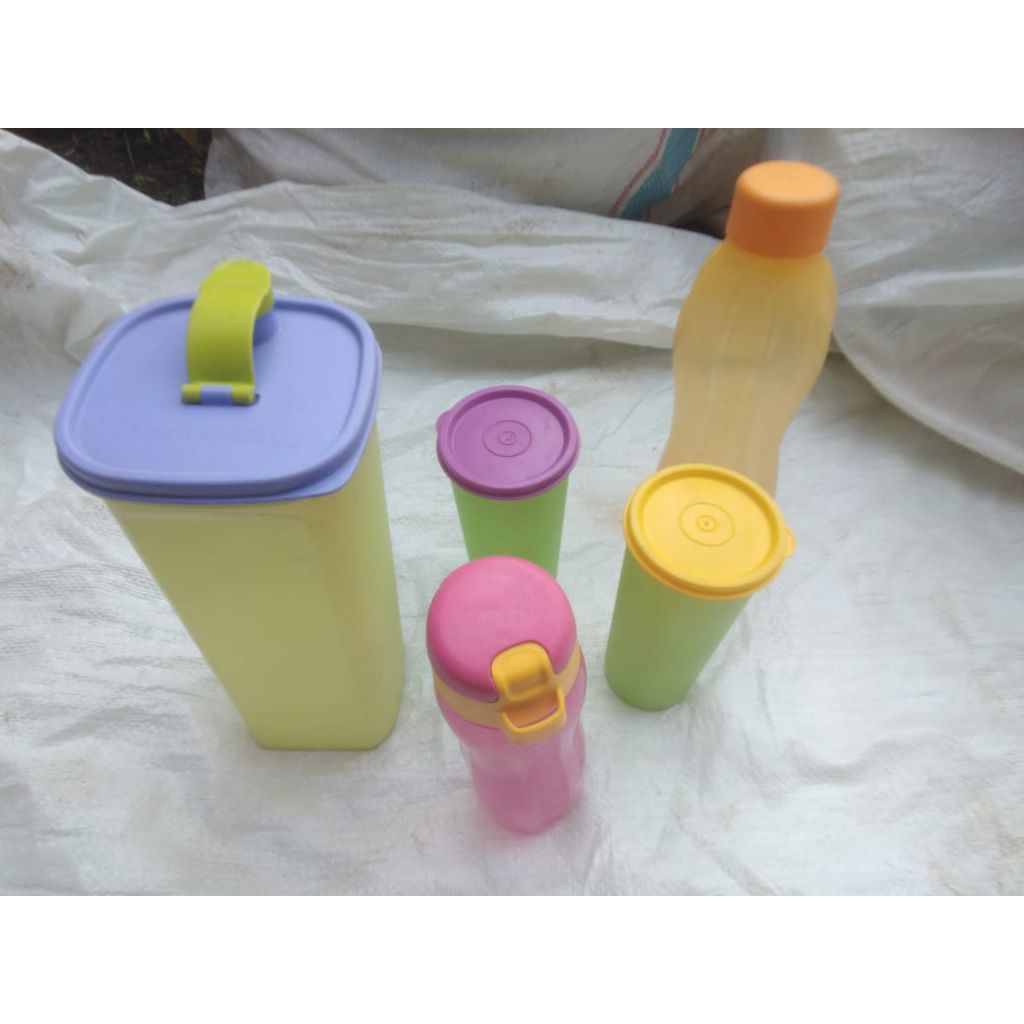 paket 5pcs Tupperware second