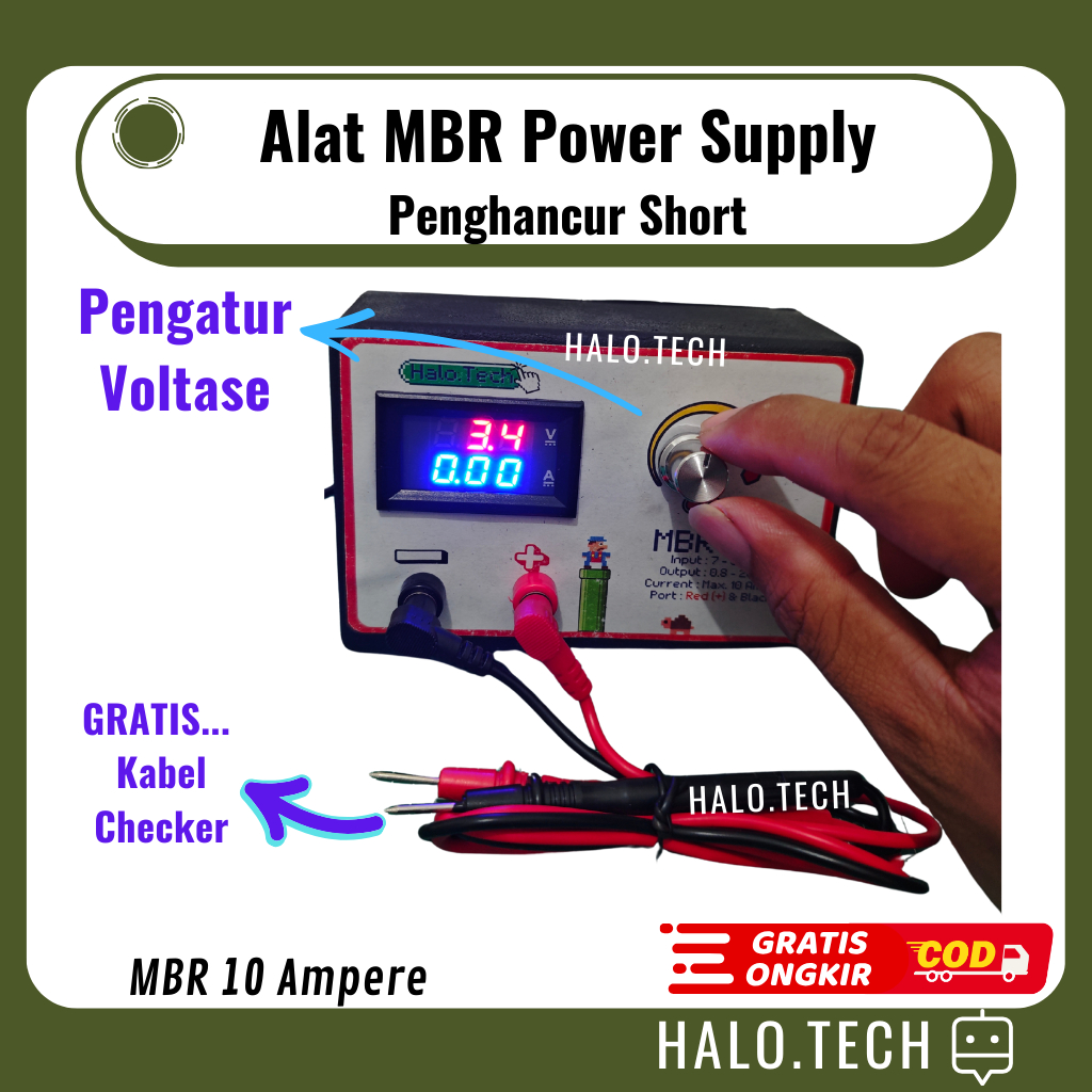MBR 10A Short Killer Penghancur Short Circuit Power Regulator MBR 10A