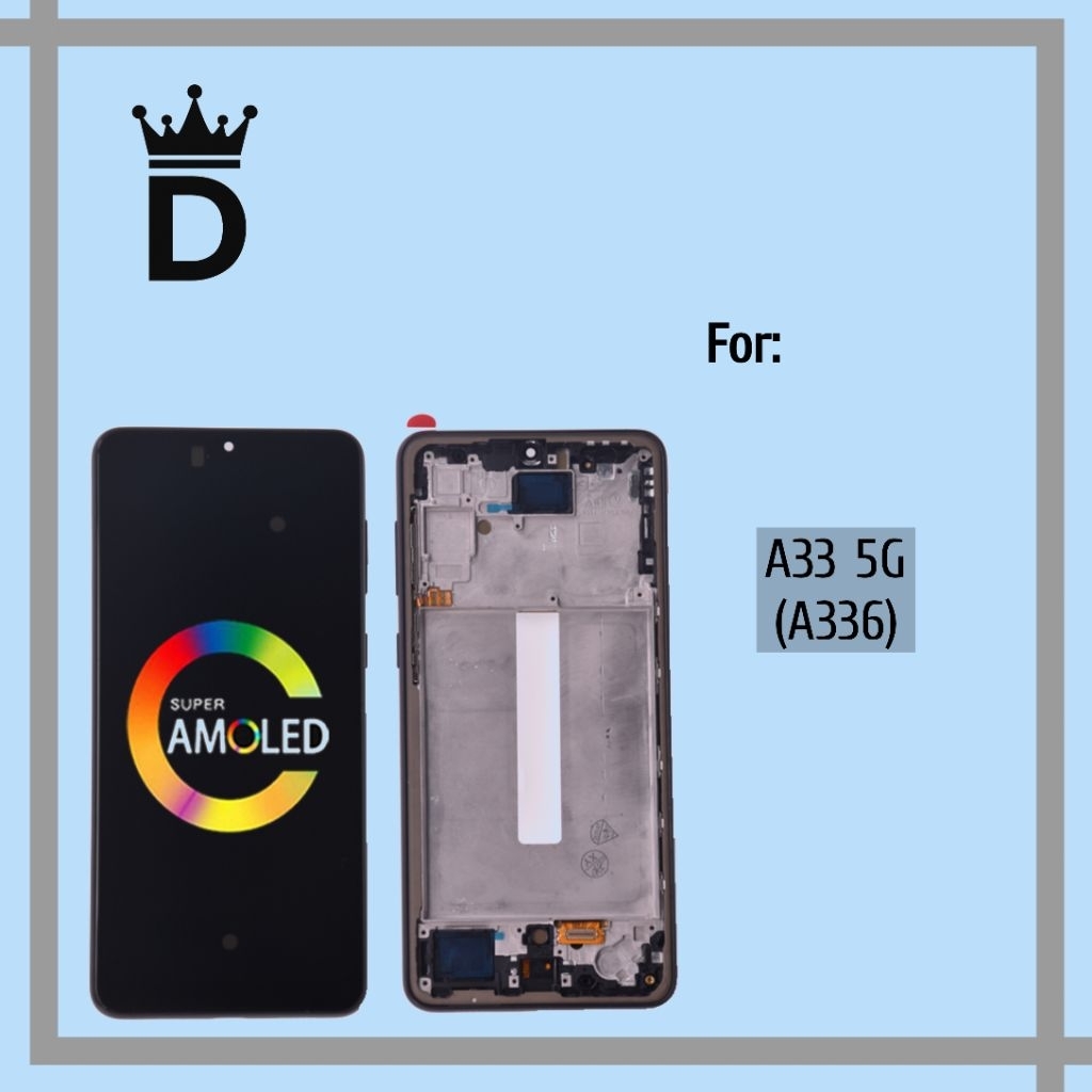 LCD TOUCHSCREEN OLED FINGER ON SAMSUNG A33 5G FULLSET