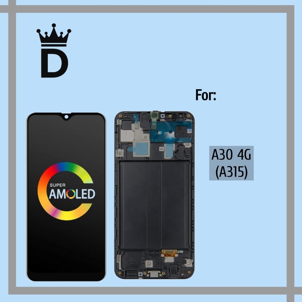 LCD TOUCHSCREEN OLED SAMSUNG A30 FULLSET