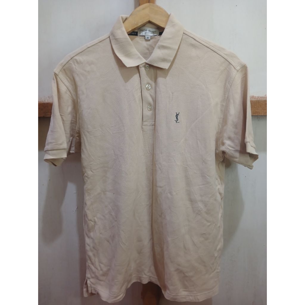 Polo Shirt Kaos Kerah Second Saint Lauren