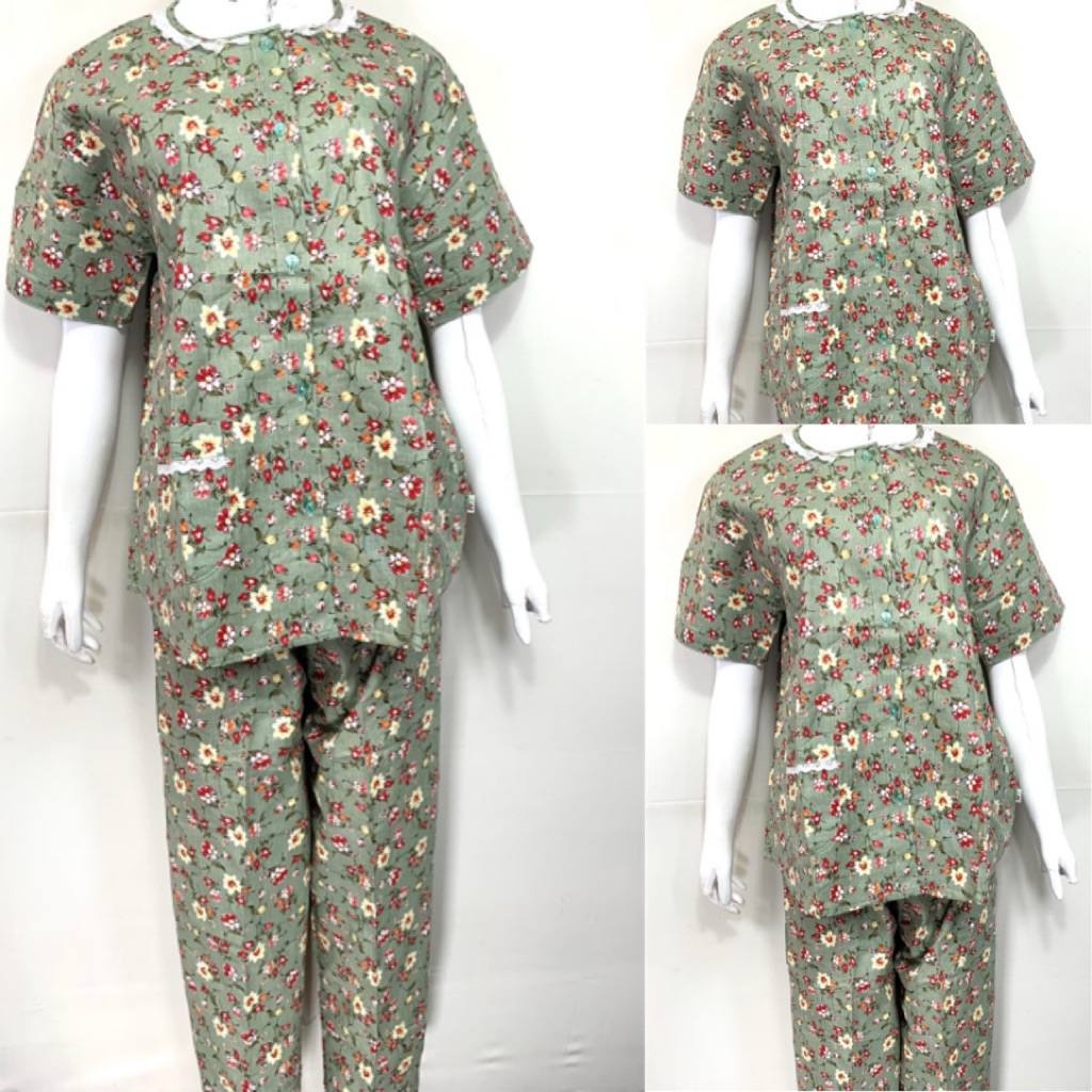 HOKI SHEILA - CP Orange Katun Lokal | Baju Tidur Hoki Sheila Lebel Orange