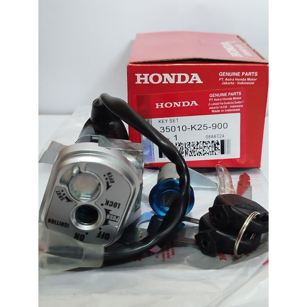 Kunci Kontak Set Honda BeAT Injeksi Tahun 2012-2014 ORIGINAL