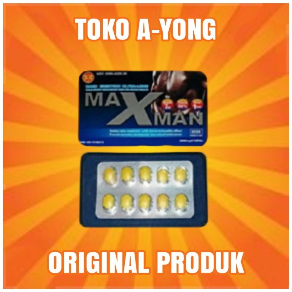 MAXMAN ASLI ORIGINAL OBAT KUAT PENAMBAH STAMINA