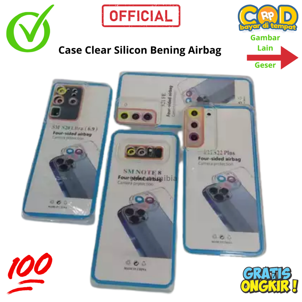 Grosir Case Clear Silicon Bening Airbag Seri Samsung A16 2024