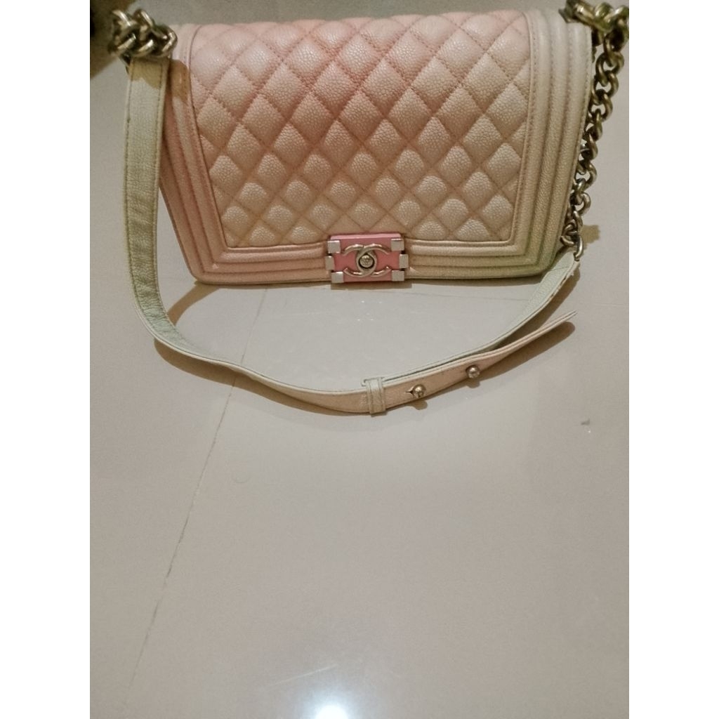 Tas channel #preloved #bag #rainbow #multicolore