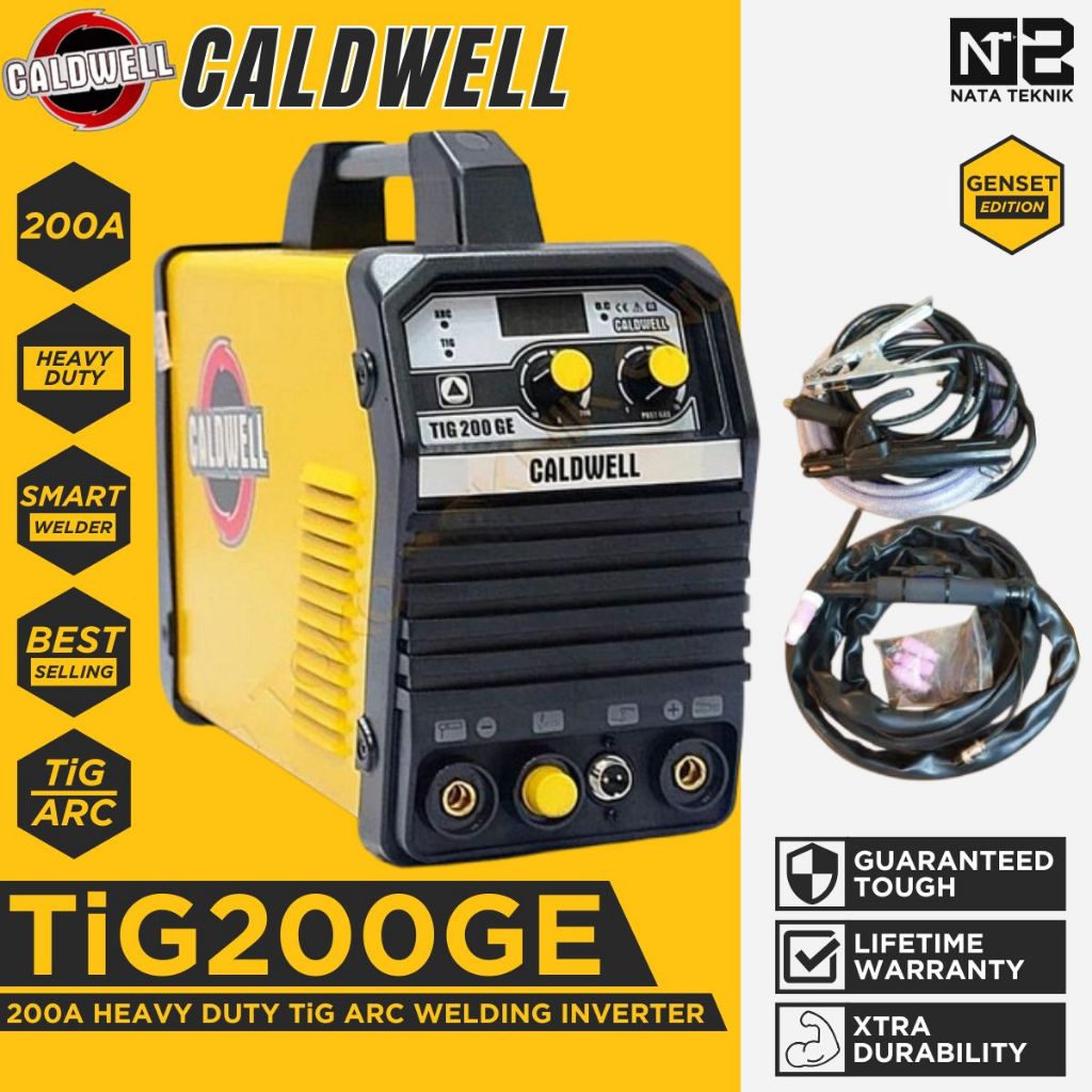 CALDWELL Inverter Welding TIG 200 GE Mesin Las TiG Argon Caldwell TIG 200 GE / TIG200GE Mesin Las Ti