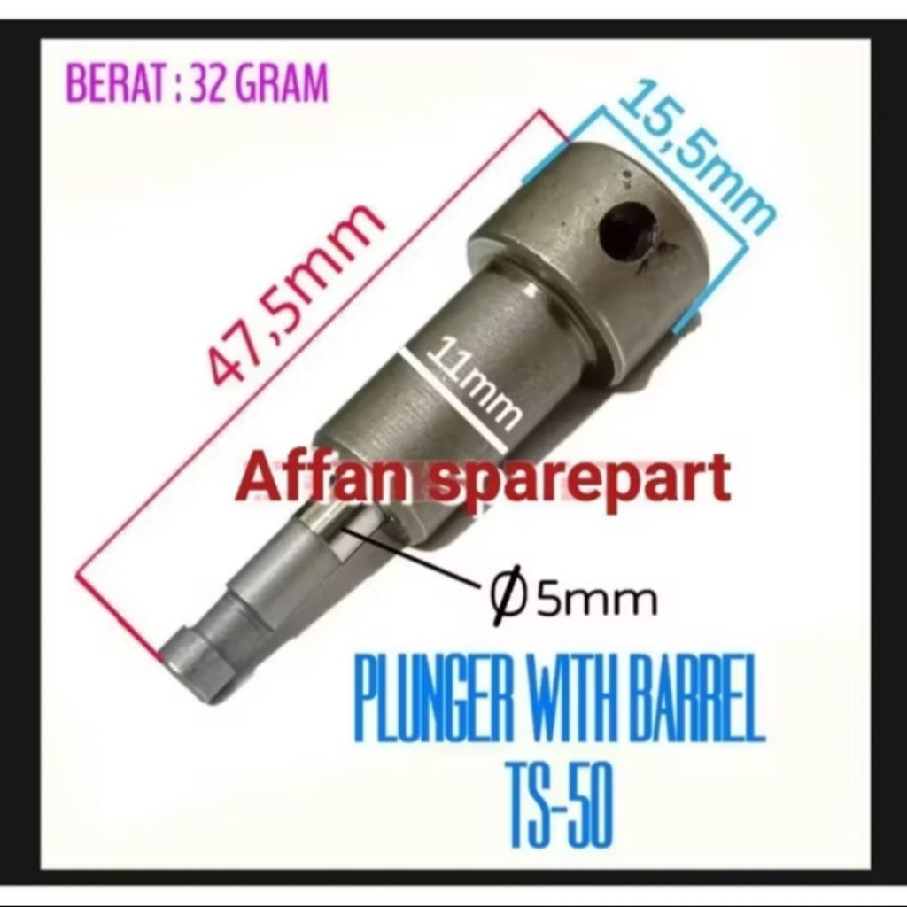 TS 50 PLUNGER MESIN DIESEL YANMAR ( 5 PK )