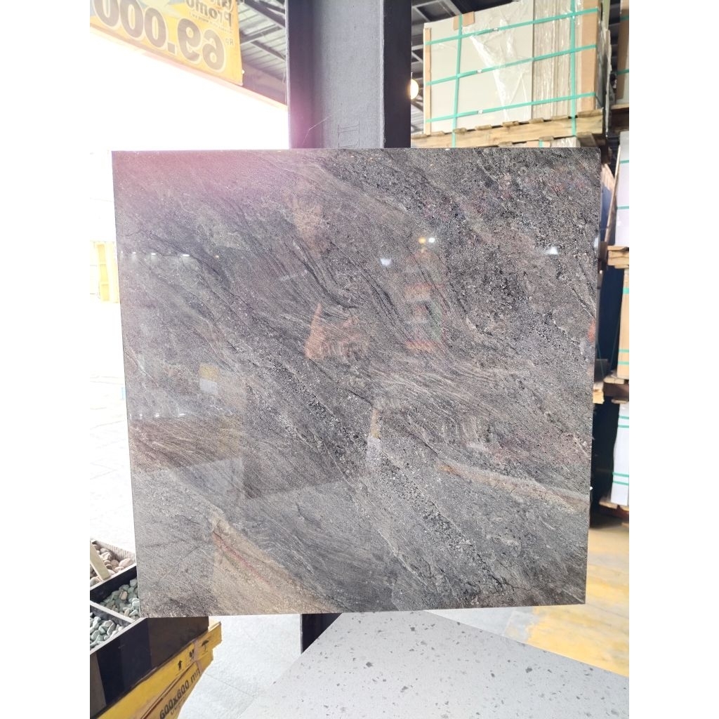 ARNA OMKARA DARK GREY - GRANIT POLISHED MOTIF MARBLE UK 60X60