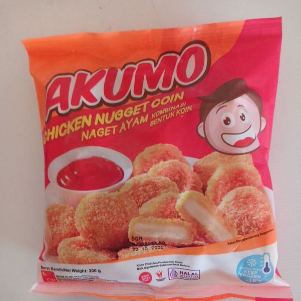 AKUMO NUGGET KOIN KOMBINASI 200Gr