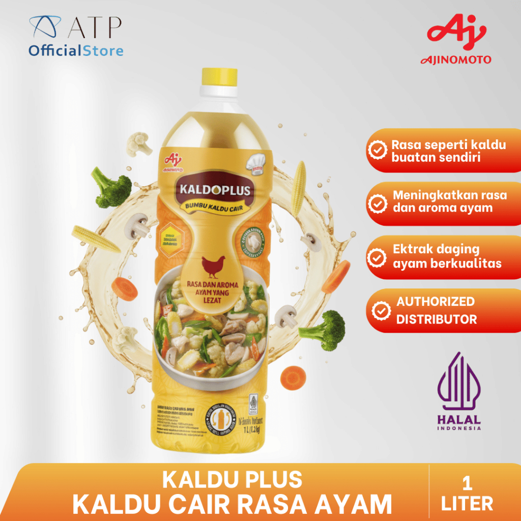KALDOPLUS 1 L (Bumbu Kaldu Cair Rasa Ayam 1 L)