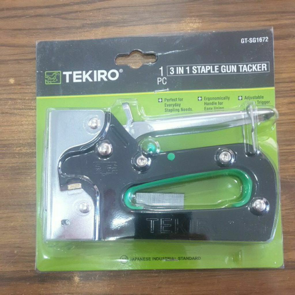 TEKIRO STAPLES GUN TACKER STAPLES TEMBAK 3 IN 1