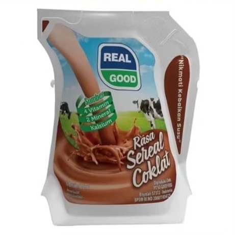 Susu UHT Real Good 125 ml Pouch - 125ml × 40 pcs (1dus)
