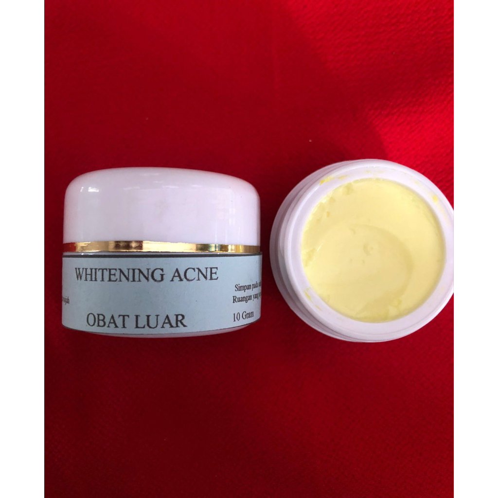 Night cream acne white BPOM [ Krim malam farmasi untuk kulit jerawat beruntusan mencerahkan]