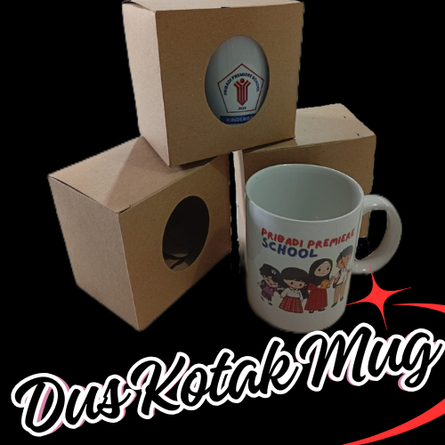 Box Mug - Kotak Mug - Kardus Mug
