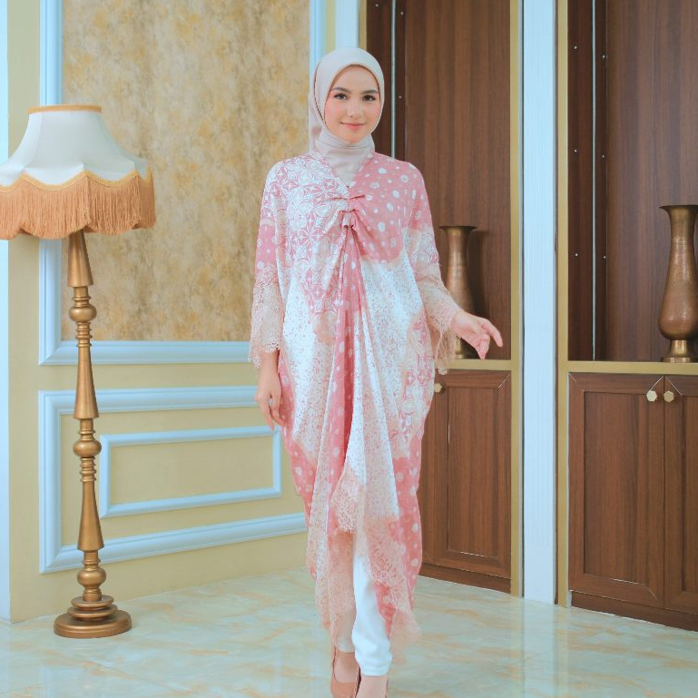 Diana Batik - KAFTAN VISCOSE LACE | Kaftan Batik Viscose | Kaftan Lebaran