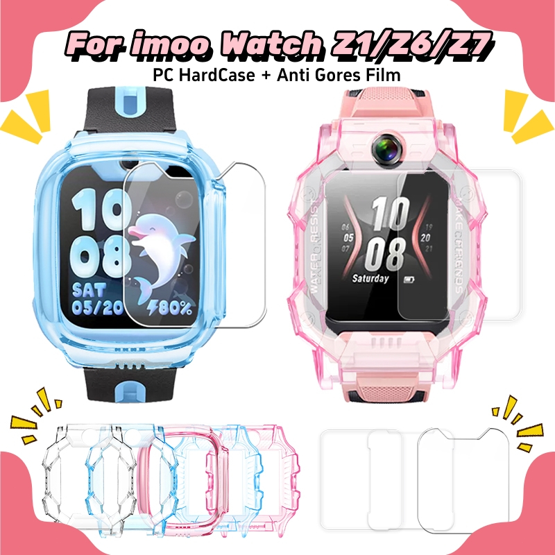 Case imoo Watch Z1/Z6/Z7 - TPU Lembut Anti Jatuh, Desain Minimalis, Aman untuk Anak