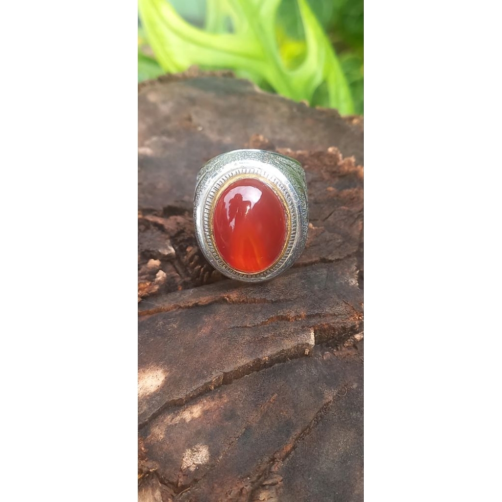 Cincin natural junjung derajat merah