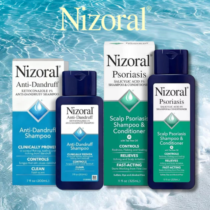 Nizoral Anti-Dandruff Shampoo 200ml / Scalp Psoriasis Shampoo & Conditioner 325ml /  Nizoral Renshan