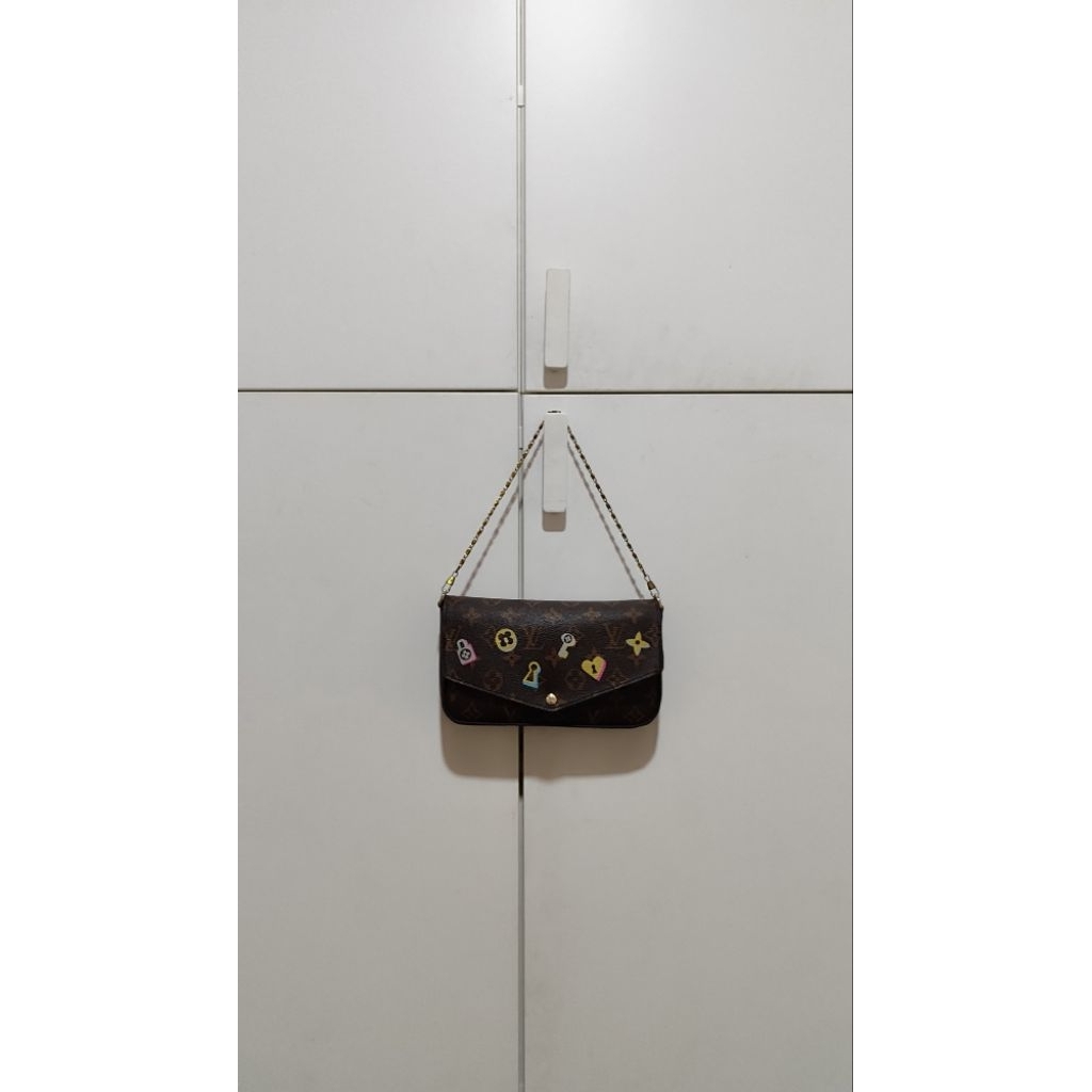 shoulder bag / tas ketek. kulit asli.