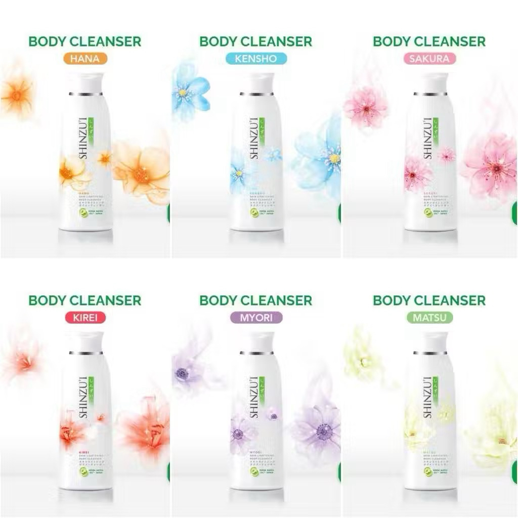 Shinzui Sabun Cair Botol 225ml (Body Cleanser) - Body Wash Sabun Mandi Cair Shinzui
