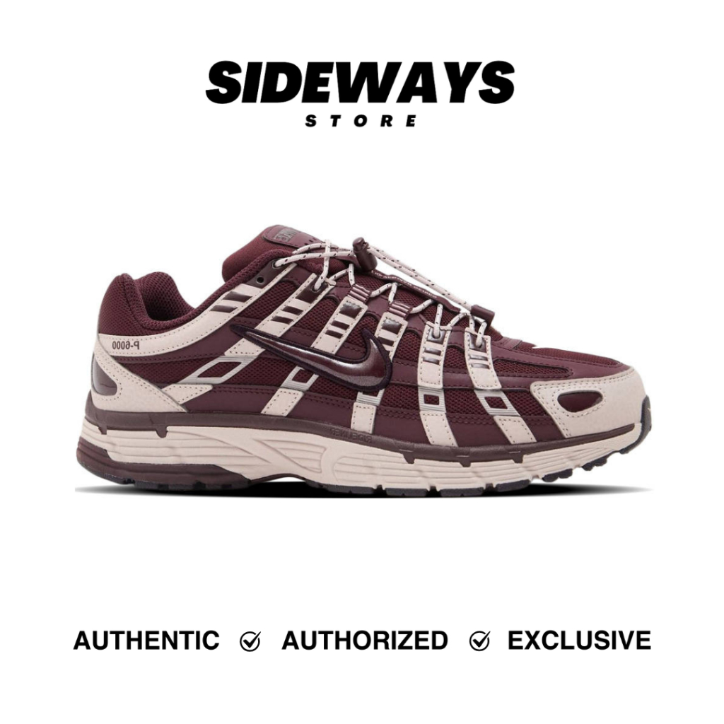 Nike P-6000 Silt Red Burgundy Crush Bordeaux Crush - 100% Original Guarantee