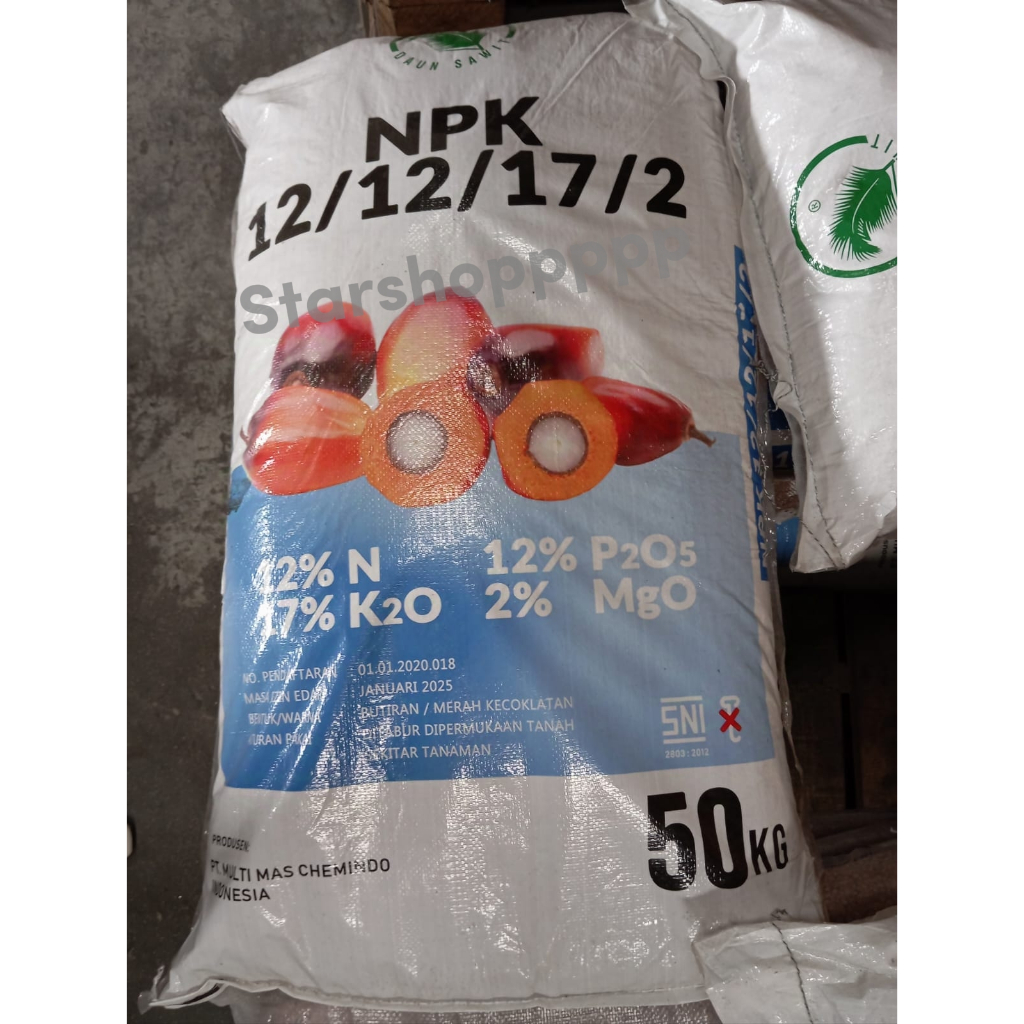 PUPUK NPK 12.12.17.2 50KG