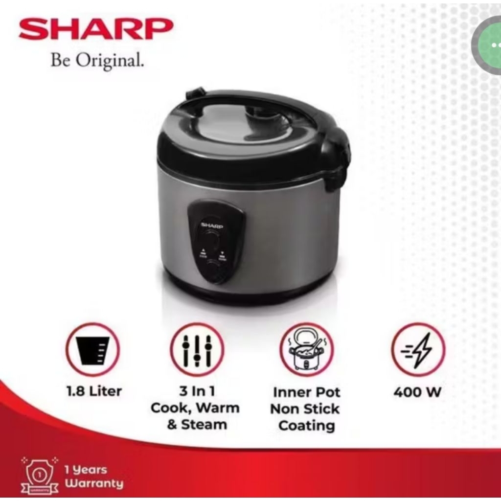 rice cooker sharp KS-N18MG-SL