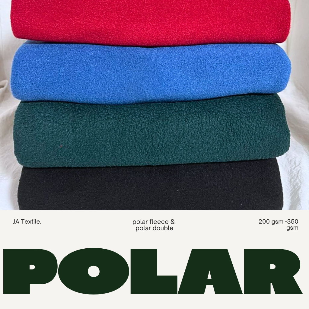 KAIN POLAR FLEECE POLAR DOUBLE | 1KG | 3-5 meter