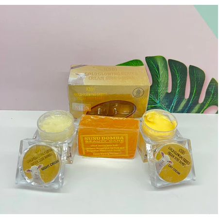 PAKET CREAM SUSU DOMBA CSD MDS GOLD GLOWING SERIES