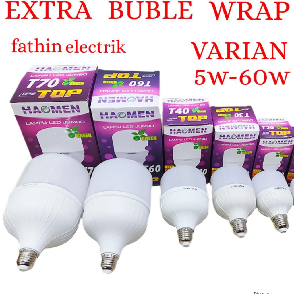 BOHLAM LED / LAMPU LED MURAH HAOMEN 5W-60W