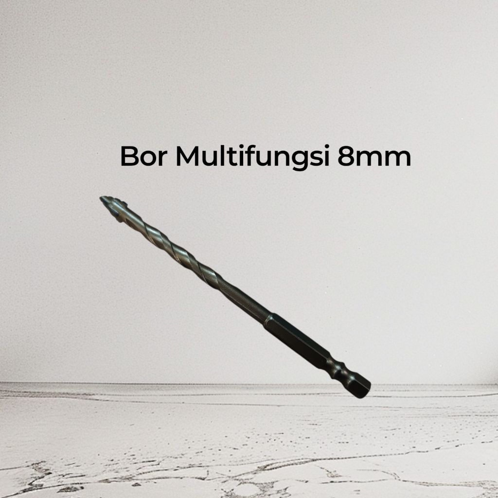 Bor Multifungsi 8mm Mata Bor Granit Mata Bor Besi Mata Bor Kaca Mata Bor Keramik Mata Bor Beton 8mm 