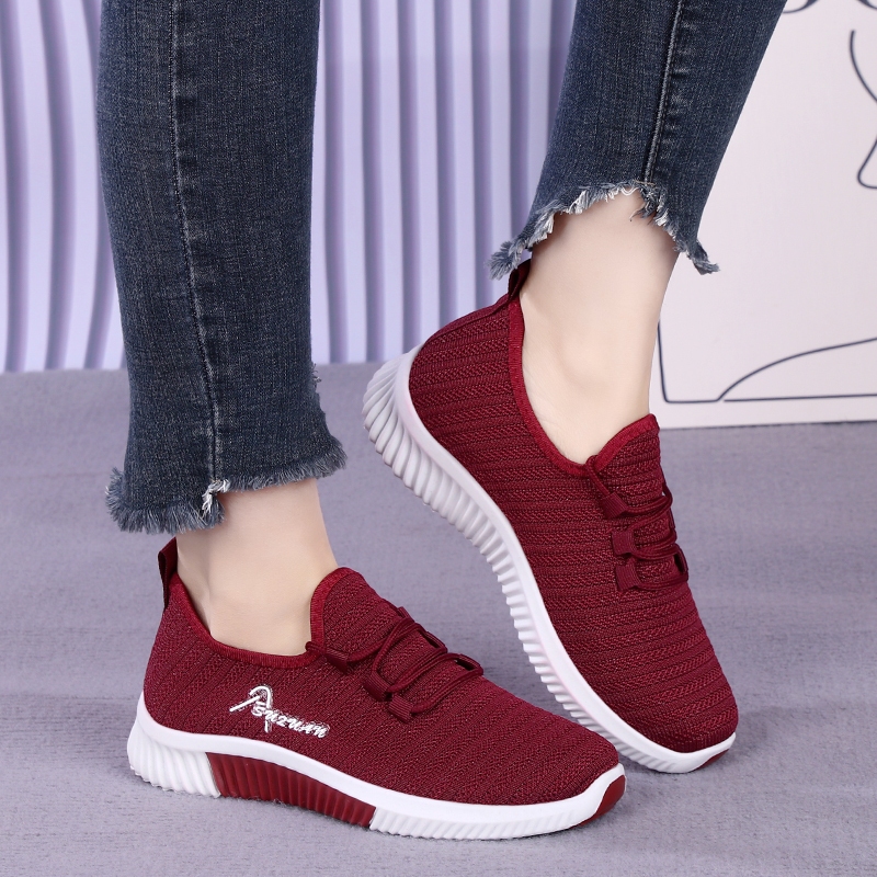 RAV ,SEPATU SNEAKER WANITA RAJUT IMPORT SNEAKERS KOREA FASHION KASUAL DAISY